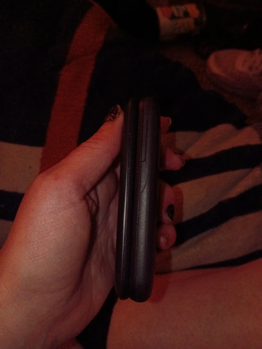Gray Flip Phone with External Display